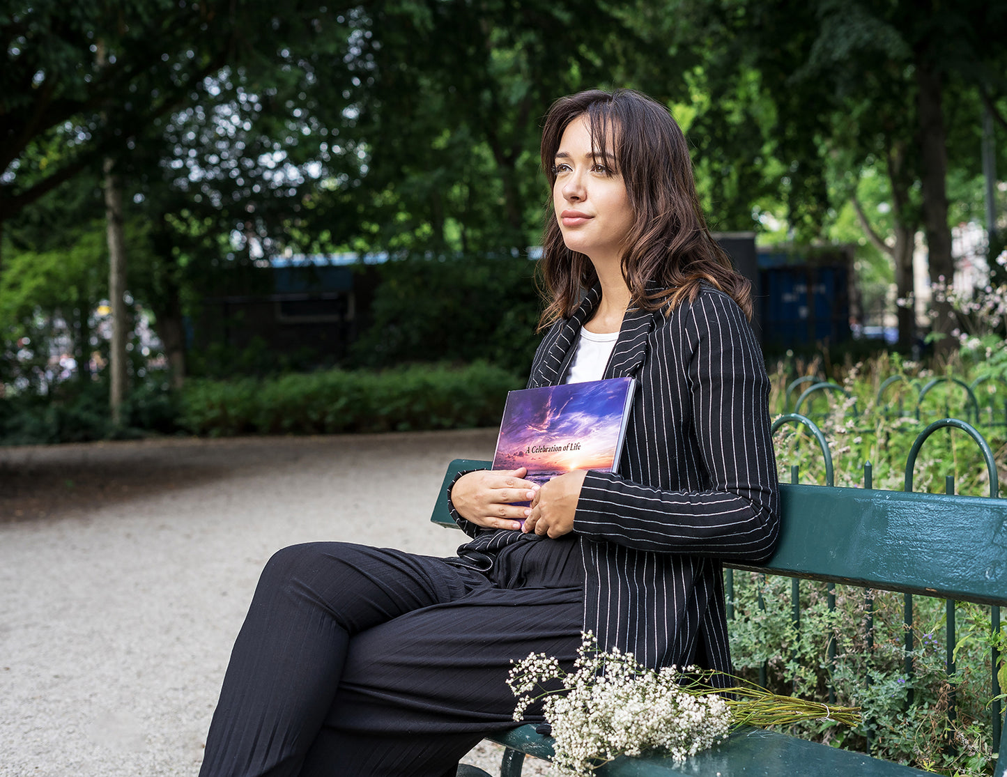 LIFETOO Ocean Hard-Cover Celebration of Life Funeral Guest Book