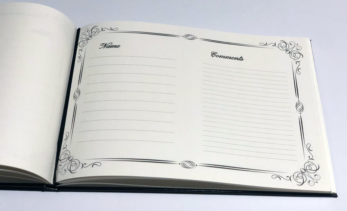 LIFETOO Leather Hardcover Celebration of Life Funeral Guest Book